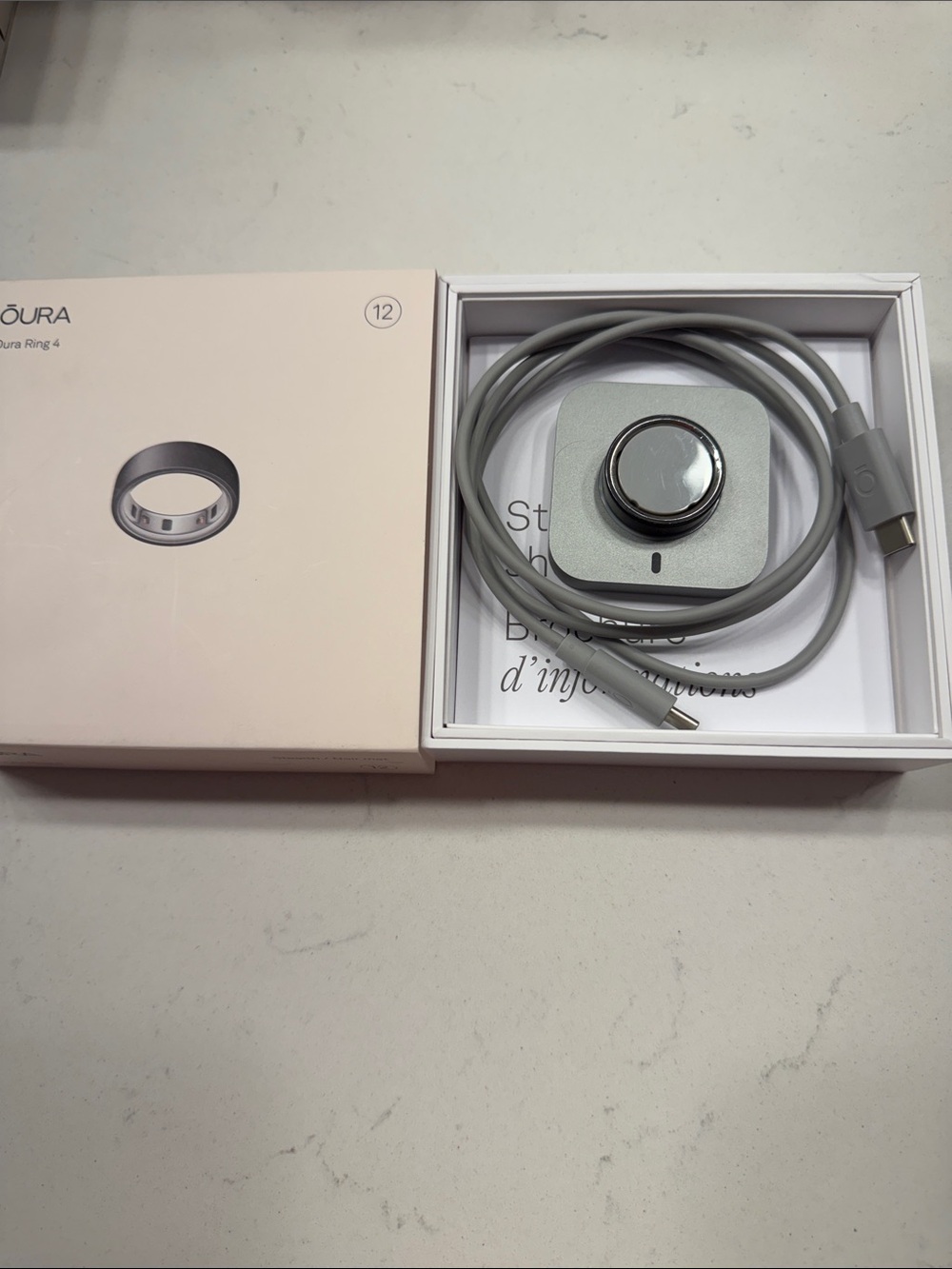 Oura Ring 4- Sz 12 Stealth